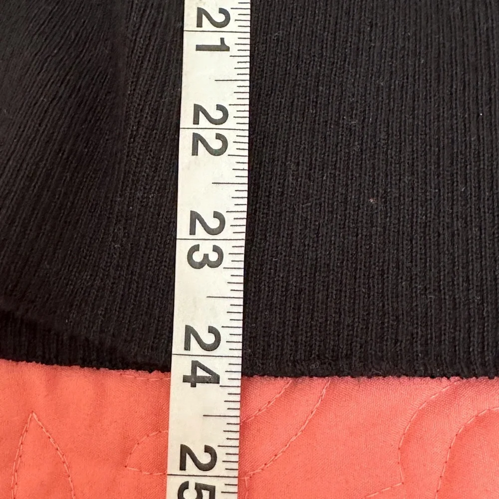 Venus Black Ribbed Cardigan with Faux Fur Collar – Size XL - Picture 5 of 7